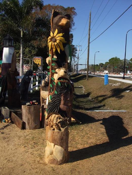 Contemporary Totem Pole